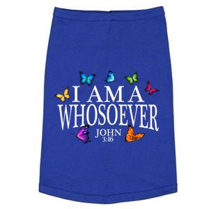 I Am A Whosoever John 3:16 Jesus Christian Butterfly Gift Doggie Tank