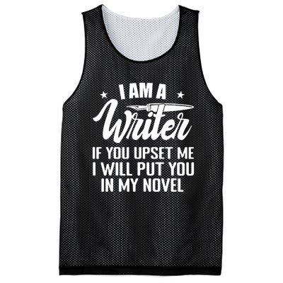 I Am A Writer Funny Author Novelist Novel Writing Poet Mesh Reversible Basketball Jersey Tank