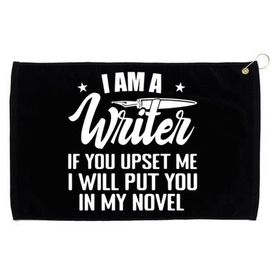 I Am A Writer Funny Author Novelist Novel Writing Poet Grommeted Golf Towel