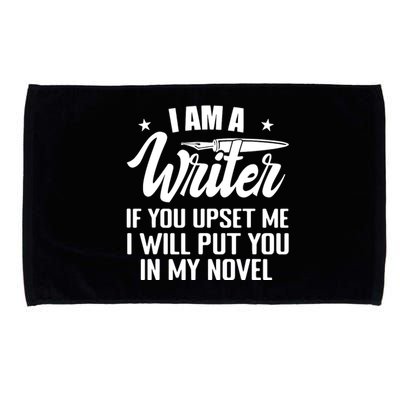 I Am A Writer Funny Author Novelist Novel Writing Poet Microfiber Hand Towel