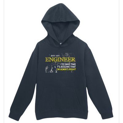 I Am An Engineer Gifts Idea For Any Engineer's Urban Pullover Hoodie