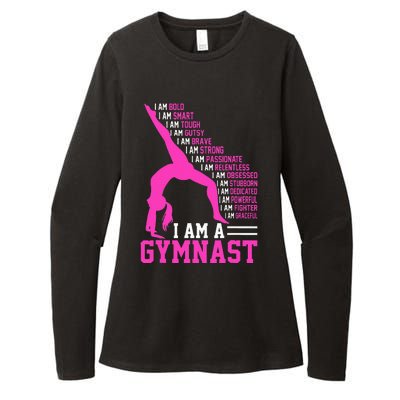 I Am A Gymnast Motivation Handstand Gymnastics Womens CVC Long Sleeve Shirt