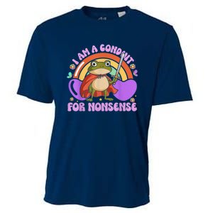 I Am A Conduit For Nonsense Frog Knight Cooling Performance Crew T-Shirt