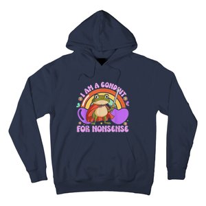 I Am A Conduit For Nonsense Frog Knight Hoodie