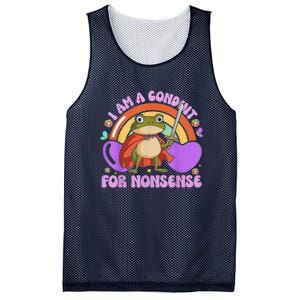 I Am A Conduit For Nonsense Frog Knight Mesh Reversible Basketball Jersey Tank