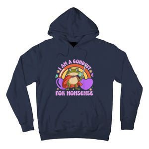 I Am A Conduit For Nonsense Frog Knight Tall Hoodie