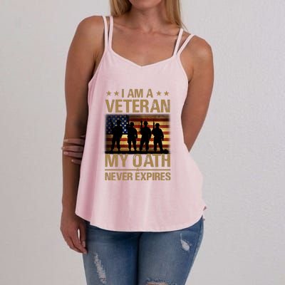 I Am A Veteran Women's Strappy Tank