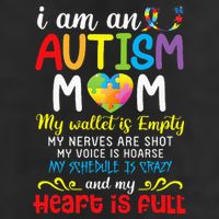 I Am An Autism Mom My Wallet Is Empty And My Heart Is Full Cool Comfort Performance Bucket Hat