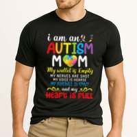 I Am An Autism Mom My Wallet Is Empty And My Heart Is Full Performance Shirt