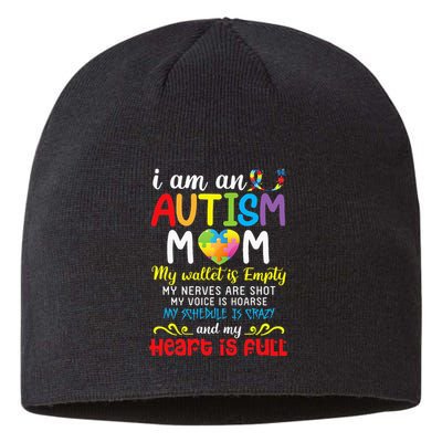 I Am An Autism Mom My Wallet Is Empty And My Heart Is Full Sustainable Beanie