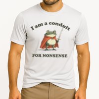 I Am A Conduit For Nonsense Funny Frog Cooling Performance Crew T-Shirt