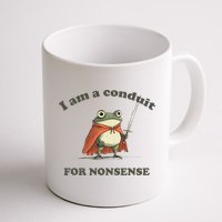 I Am A Conduit For Nonsense Funny Frog Mug