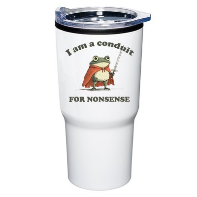 I Am A Conduit For Nonsense Funny Frog Tumbler
