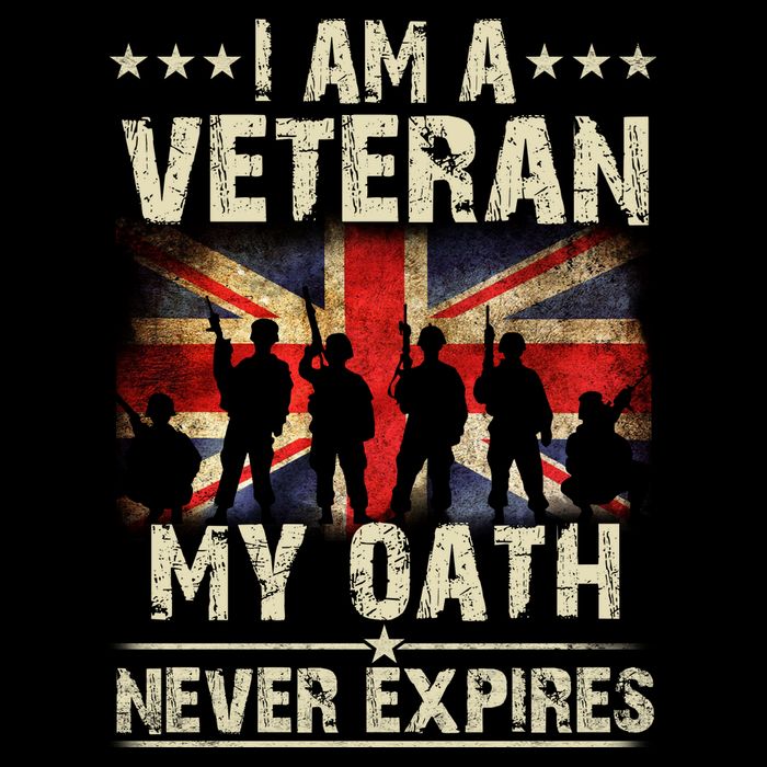 I Am A Veteran My Oath Never Expires Fathers Day Armed Forces Day Patriotic Baby Bodysuit
