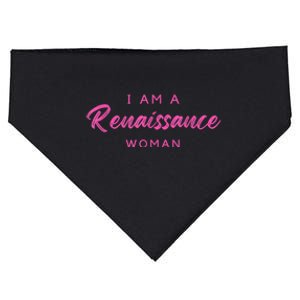 I Am A Renaissance Woman USA-Made Doggie Bandana