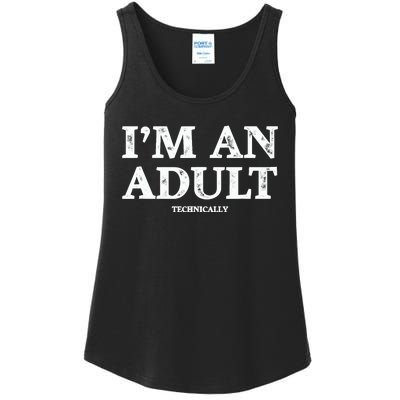 IM An Adult Technically Funny 18th Birthday Gift Ladies Essential Tank