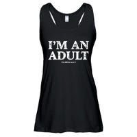 IM An Adult Technically Funny 18th Birthday Gift Ladies Essential Flowy Tank