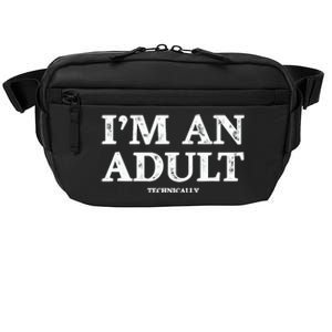 IM An Adult Technically Funny 18th Birthday Gift Crossbody Pack