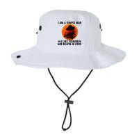 I Am A Simple Man I Like Fishing And Believe In Jesus Bucket Hat
