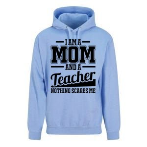 I Am A Mom And A Teacher Gift Unisex Surf Hoodie