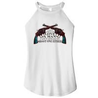 I AinT Afraid To Love A Man I AinT Afraid To Shoot One Fun Women’s Perfect Tri Rocker Tank