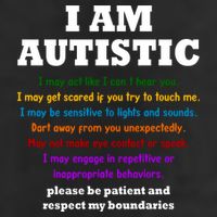 I Am Autistic Please Be Patient Cool Comfort Performance Bucket Hat