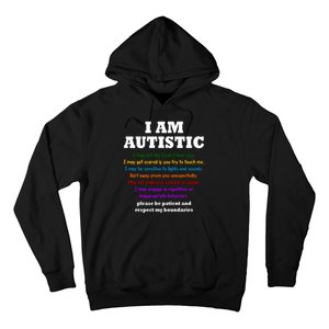 I Am Autistic Please Be Patient Hoodie