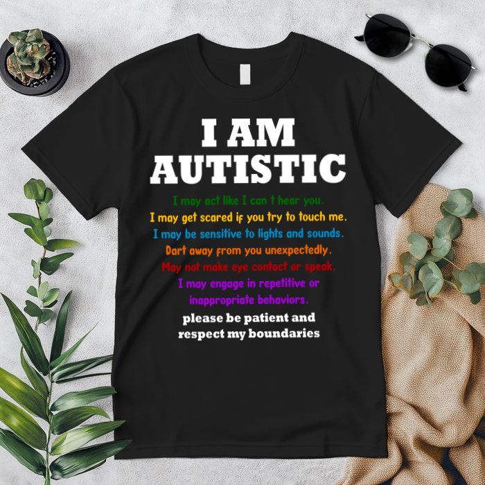 I Am Autistic Please Be Patient Premium T-Shirt