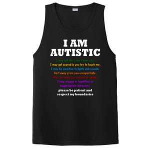 I Am Autistic Please Be Patient PosiCharge Competitor Tank