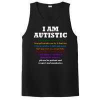 I Am Autistic Please Be Patient PosiCharge Competitor Tank