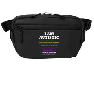 I Am Autistic Please Be Patient Crossbody Pack