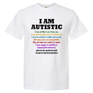 I Am Autistic Please Be Patient Garment-Dyed Heavyweight T-Shirt