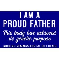 I Am A Proud Father Funny Athiest Dad Gift Bumper Sticker