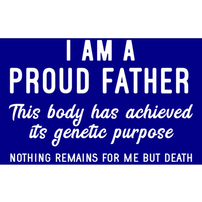 I Am A Proud Father Funny Athiest Dad Gift Bumper Sticker