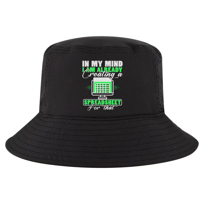 I Am Already Creating A Spreadsheet Excel Accountant Cool Comfort Performance Bucket Hat