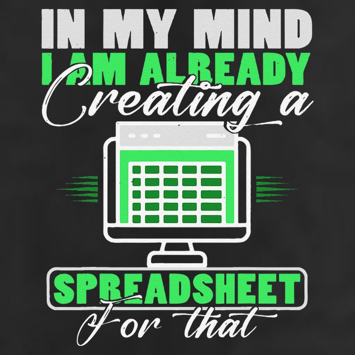 I Am Already Creating A Spreadsheet Excel Accountant Cool Comfort Performance Bucket Hat