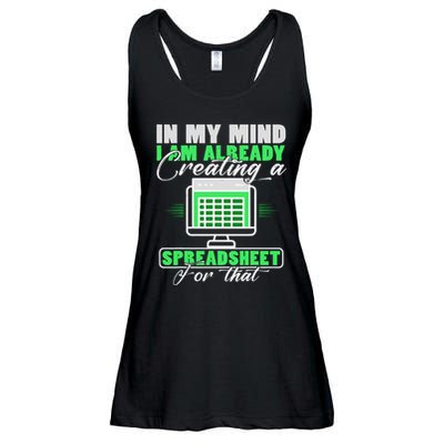 I Am Already Creating A Spreadsheet Excel Accountant Ladies Essential Flowy Tank
