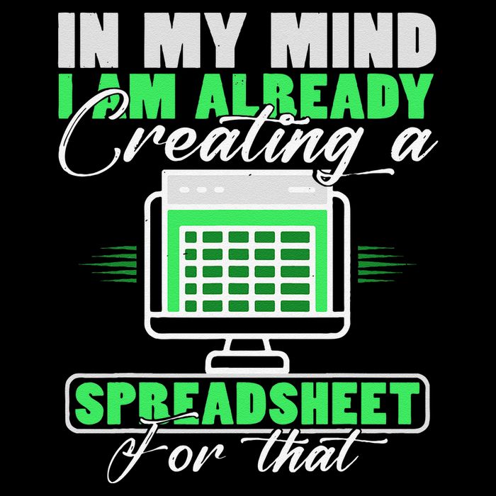I Am Already Creating A Spreadsheet Excel Accountant 16 in Basic Backpack