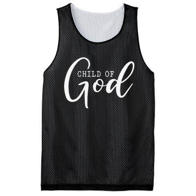 I Am A Child Of God Lord Jesus Christ Christian Salvation Mesh Reversible Basketball Jersey Tank