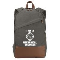I Am A Mechanical Engineer Cotton Canvas Backpack