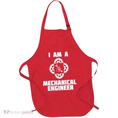 I Am A Mechanical Engineer Full-Length Apron With Pockets