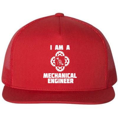 I Am A Mechanical Engineer Flat Bill Trucker Hat