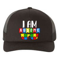 I Am Ausome Autism Puzzle Autism Awareness Month Yupoong Adult 5-Panel Trucker Hat