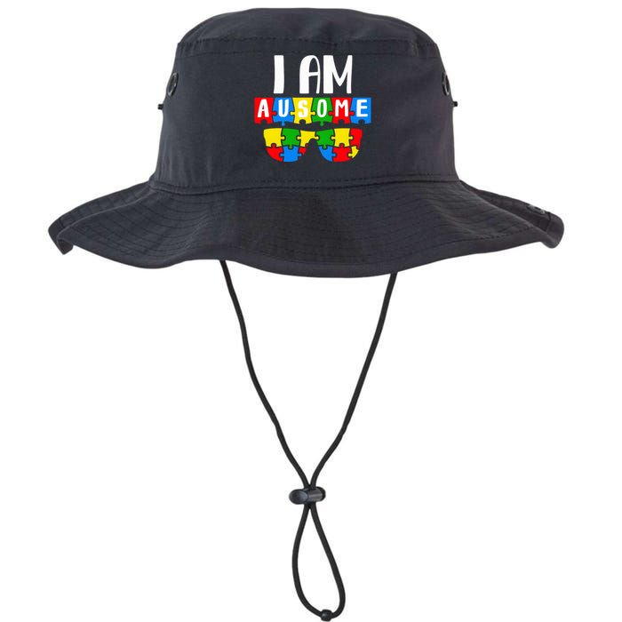 I Am Ausome Autism Puzzle Autism Awareness Month Legacy Cool Fit Booney Bucket Hat