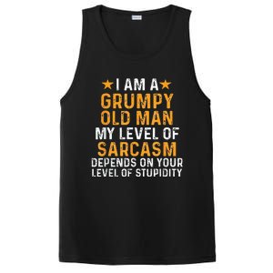 I Am A Grumpy Old Man My Level Of Sarcasm Depends On Your PosiCharge Competitor Tank