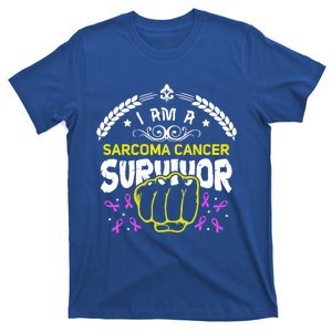 I Am A Sarcoma Cancer Survivor For Support Cancer Survivor Cute Gift T-Shirt