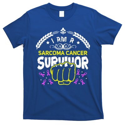 I Am A Sarcoma Cancer Survivor For Support Cancer Survivor Cute Gift T-Shirt