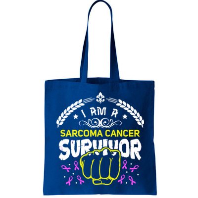 I Am A Sarcoma Cancer Survivor For Support Cancer Survivor Cute Gift Bag