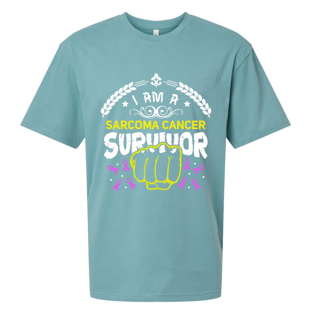 I Am A Sarcoma Cancer Survivor For Support Cancer Survivor Cute Gift Sueded Cloud Jersey T-Shirt