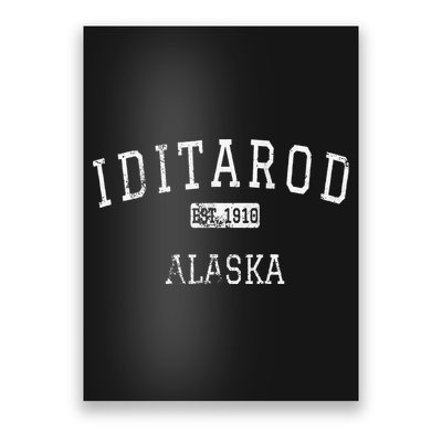 Iditarod Alaska AK Vintage Poster